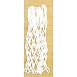 White Nylon Basketball Net - Quantity of 24