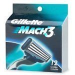 MACH3 Gillette Replacment Cartridges, 24 Cartridges