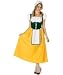 RG Ladies Milk Maiden- Green Peasant lace-up dress, Cap. Medium 6-8