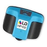 HP 02 Cyan Compatible C8771WN Inkjet Cartridge by LD Products