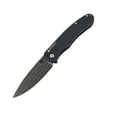 Bradley Cutlery Alias I Knife with Titanium Handle and Damascus Blade