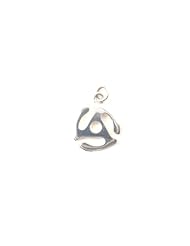 925 Sterling Silver Music Jewelry 45 RPM Record Adapter Charm