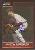 Justin Morneau, Minnesota Twins Autographed Card