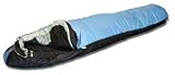 Backside Ice X-Fiber -30 Degree Mummy Sleeping Bag (Light Blue/Black)