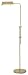 Brass Finish Pharmacy Floor Lamp