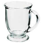 Anchor Hocking 80836L8 - Mug Set, (16) 16 oz Cafe Mugs, Crystal Anchor Hocking 80836L8 - Mug Set, (16) 16 oz Cafe Mugs, Crystal