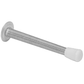  Ives 061F14 Polished Nickel 4 inch Heavy Duty Flexible Baseboard Door Stop 061F