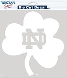 Notre Dame 8x8 Die Cut Window Decal (Shamrock)