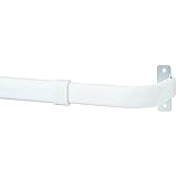 Bali Blinds Curtain Rod, 18-28", White