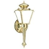 Sea Gull 8967-02 Lantern Polished Brass 13 1/2 H x 5 W