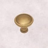 1 1/4 Dia Antique Brass Knob