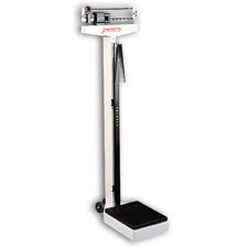 Detecto Eye Level Physician Beam Scale with Height Rod and Wheels, 338