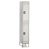 Safco Double Tier Locker Gray