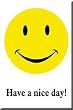 Smiley Face Refrigerator Magnet