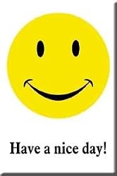 Smiley Face Refrigerator Magnet