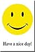 Smiley Face Refrigerator Magnet