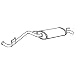 Renault Clio 1.2L June/1994>May/1996 Exhaust Back Box