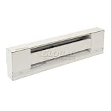Electric Baseboard Convection Heater 96 Inch White