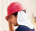 Cloth Neck Shields for Hard Hats