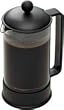 Bodum Brazil Shatterproof 8 Cup French Press Coffee Maker with SAN Beaker - Black