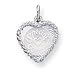 Sterling Silver Special Cousin Heart Disc Charm -