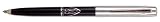 Fisher Space Pens Chrome Cap Plastic Barrel Pen w/Shuttle Imprint, Carded