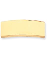 14K Gold 48 x 18.3 x 2.1mm ID Plate