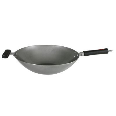 Swift Heavy Gauge Wok, 14, Carbon Steel (Phenolic Handle)