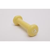 Vinyl Dumbbell 1 LB, Yellow