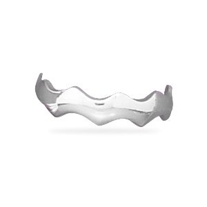 Wave Design Toe Ring