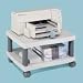 Safco Wave Under Desk Printer Stand - Printer stand - charcoal, attractive light gray