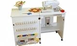 Arrow 98501DL Sewnatra White Air Lift Sewing Cabinet