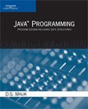 Java Programming: Program Design Including Data Structures