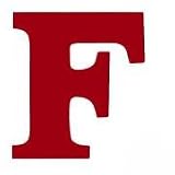 8-Inch Wall Hanging Wood Letter F Red