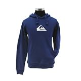 Quiksilver Mens Hoodie - Hood Rib Nautical Blue