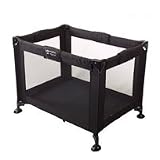 Baby Weavers Voyager Traveller Travel Cot Black