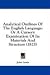 Analytical Outlines Of The English Language: Or A Cursory Examination Of Its Materials And Structure (1825)