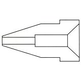 エスコ １．３ｘ３．０ｍｍ吸取器交換用ノズル（ＥＡ３２３ＨＡ用） EA323HA-5