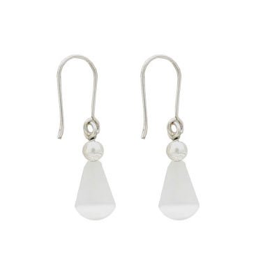 Earrings Sterling Silver with Semi-Precious Stone