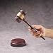 MCG10522 Walnut Gavel with Engravable Brass Band
