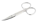 Malteser Curved Pointed Nail Scissors in Matt finish. Made in Solingen, Germany