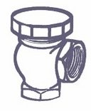 Orbit Sprinkler System 3/4-Inch  Brass Atmospheric Vacuum Breaker #51059