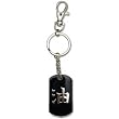 Naruto Shippuden Jiraiya Dog Tag Metal Keychain GE4725