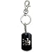 Naruto Shippuden Jiraiya Dog Tag Metal Keychain GE4725