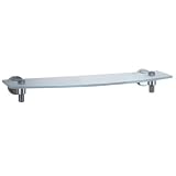 :USE Form One Glass Console, Polished Chrome and Satin Chrome by :USE