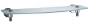 :USE Form One Glass Console, Polished Chrome and Satin Chrome