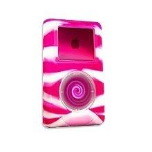 reEVOlutions iSkin eVo2 Silicone Skin Case for 20 GB iPod classic 4G (Wild Side Pink/White Swirl)