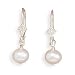 White Cultured Freshwater Pearl Earrings