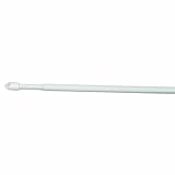 Lot de 2 tringles extensibles rondes (L110 cm) Blanc