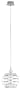 Eglo  88293A Mercur, Aluminum/Frosted Opal, 1-Light Pendant Light Fixture